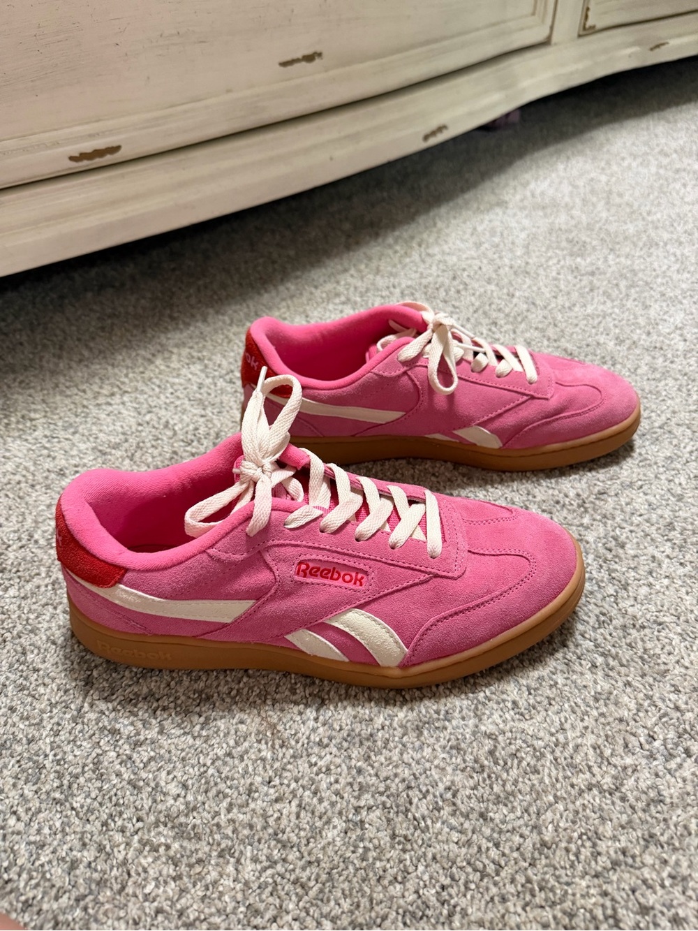 Reebok Pink Womens Slip-On Shoe
